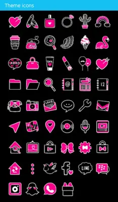 Infinite Love Black x Pink android App screenshot 0