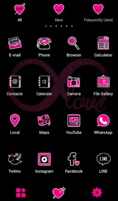 Infinite Love Black x Pink android App screenshot 1